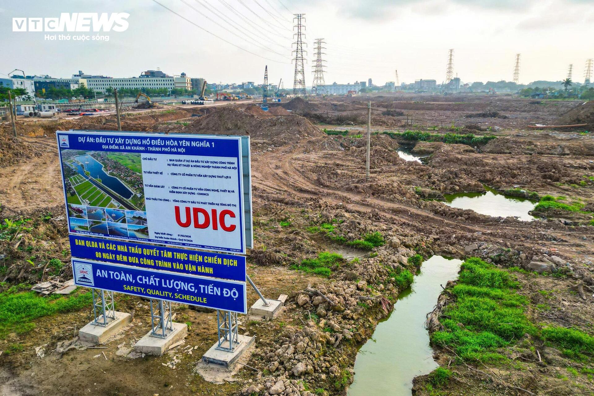 Cận cảnh hồ điều hòa Yên Nghĩa 25ha hơn 1 . 100 Tỷ đồng giảm ngập Tây Hà Nội - Ảnh 3.