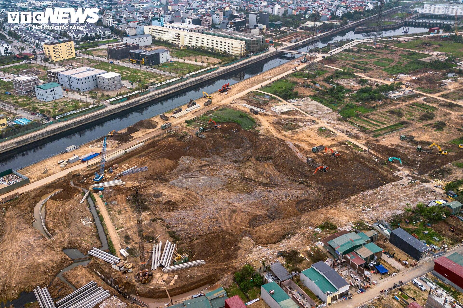 Cận cảnh hồ điều hòa Yên Nghĩa 25ha hơn 1 . 100 Tỷ đồng giảm ngập Tây Hà Nội - Ảnh 13.