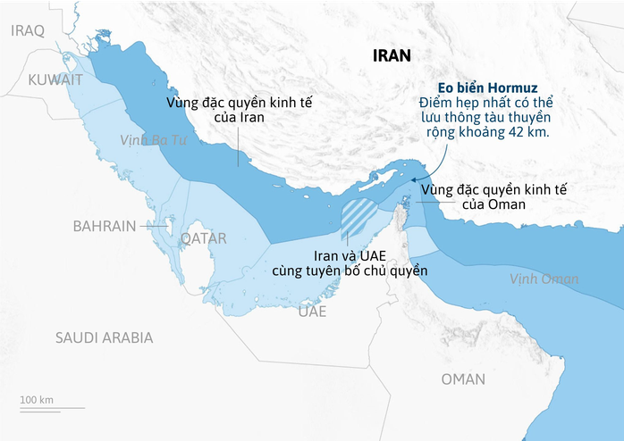 Vì sao Iran nắm ưu thế ở eo biển Hormuz? - Ảnh 1.