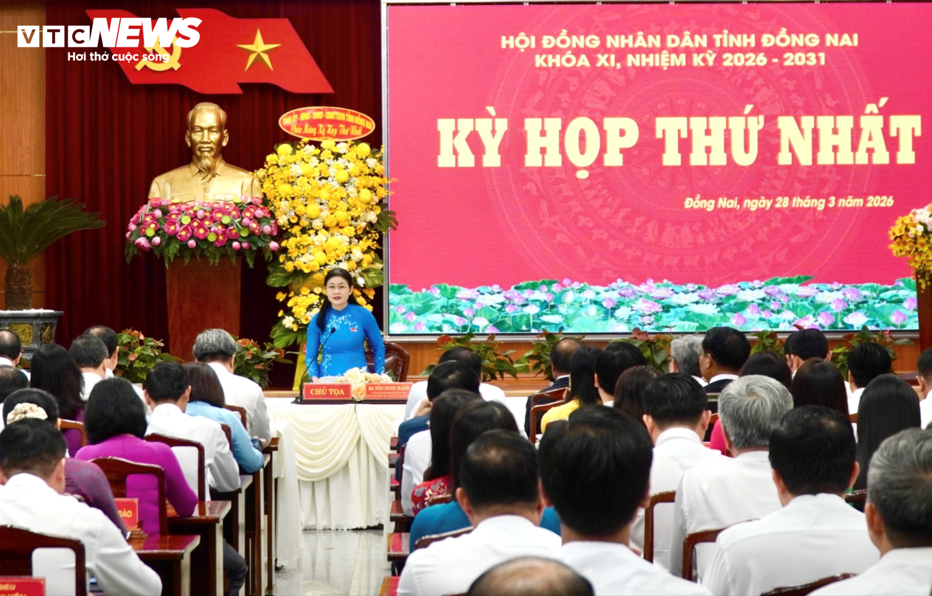 B&agrave; T&ocirc;n Ngọc Hạnh t&aacute;i đắc cử Chủ tịch HĐND tỉnh Đồng Nai nhiệm kỳ 2026 - 2031 - Ảnh 1.