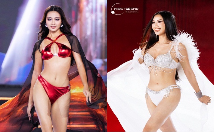 Màn trình diễn bikini "quá cháy" của Hoa hậu Bùi Xuân Hạnh và Nguyễn Hoàng Phương Linh - Ảnh 3. Màn trình diễn bikini "quá cháy" của Hoa hậu Bùi Xuân Hạnh và Nguyễn Hoàng Phương Linh - Ảnh 3.