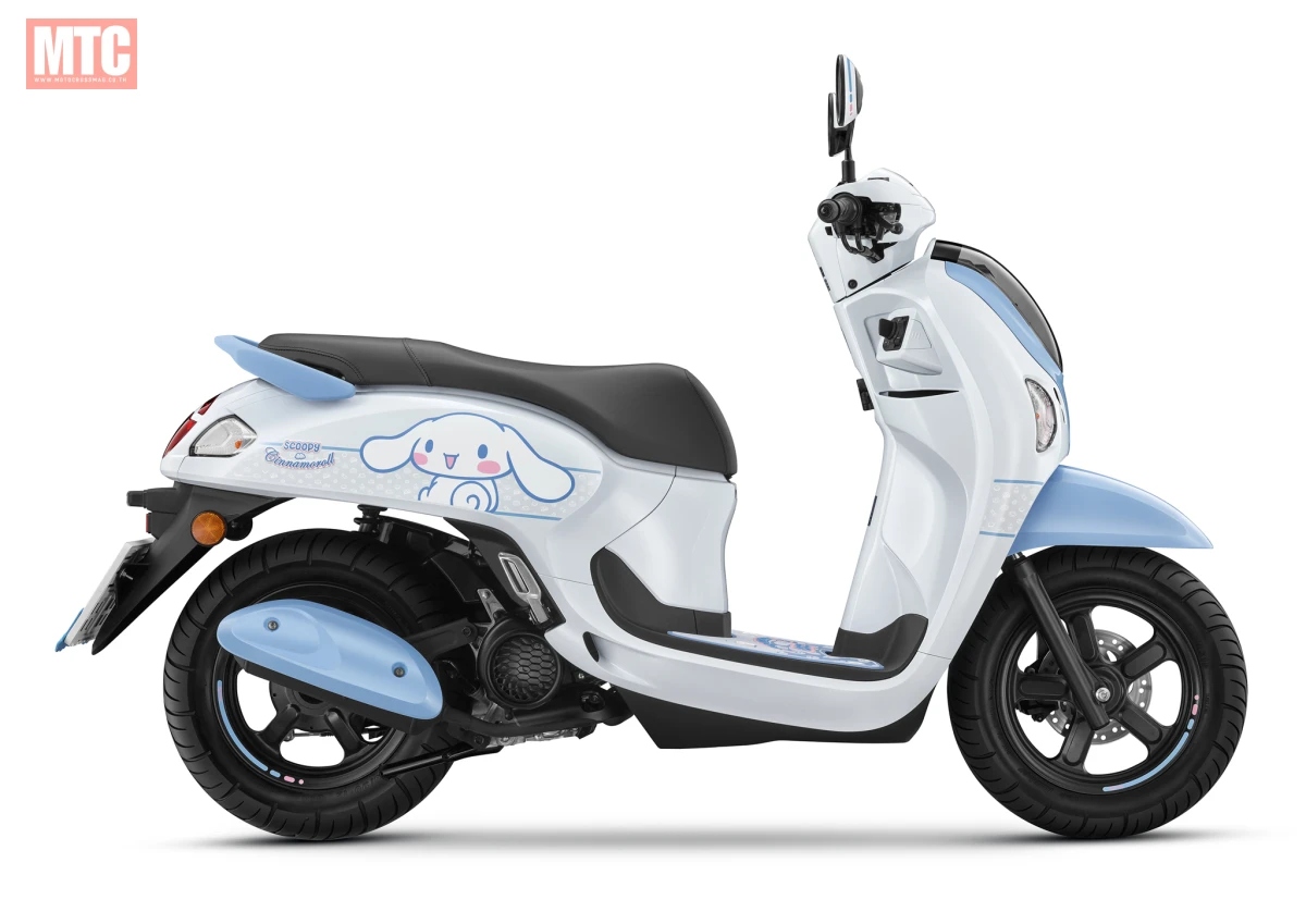 Honda Scoopy Cinnamoroll 2026 gây sốt với thiết kế “cute lạc lối”, bản giới hạn 2.000 chiếc khiến giới trẻ săn lùng- Ảnh 7. Honda Scoopy Cinnamoroll 2026 gây sốt với thiết kế “cute lạc lối”, bản giới hạn 2.000 chiếc khiến giới trẻ săn lùng- Ảnh 7.
