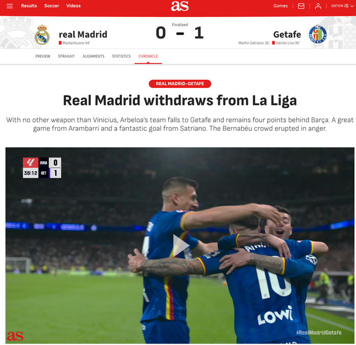 Gục ng&atilde; s&acirc;n nh&agrave; Bernabeu, Real Madrid hụt hơi cuộc đua v&ocirc; địch - Ảnh 6.