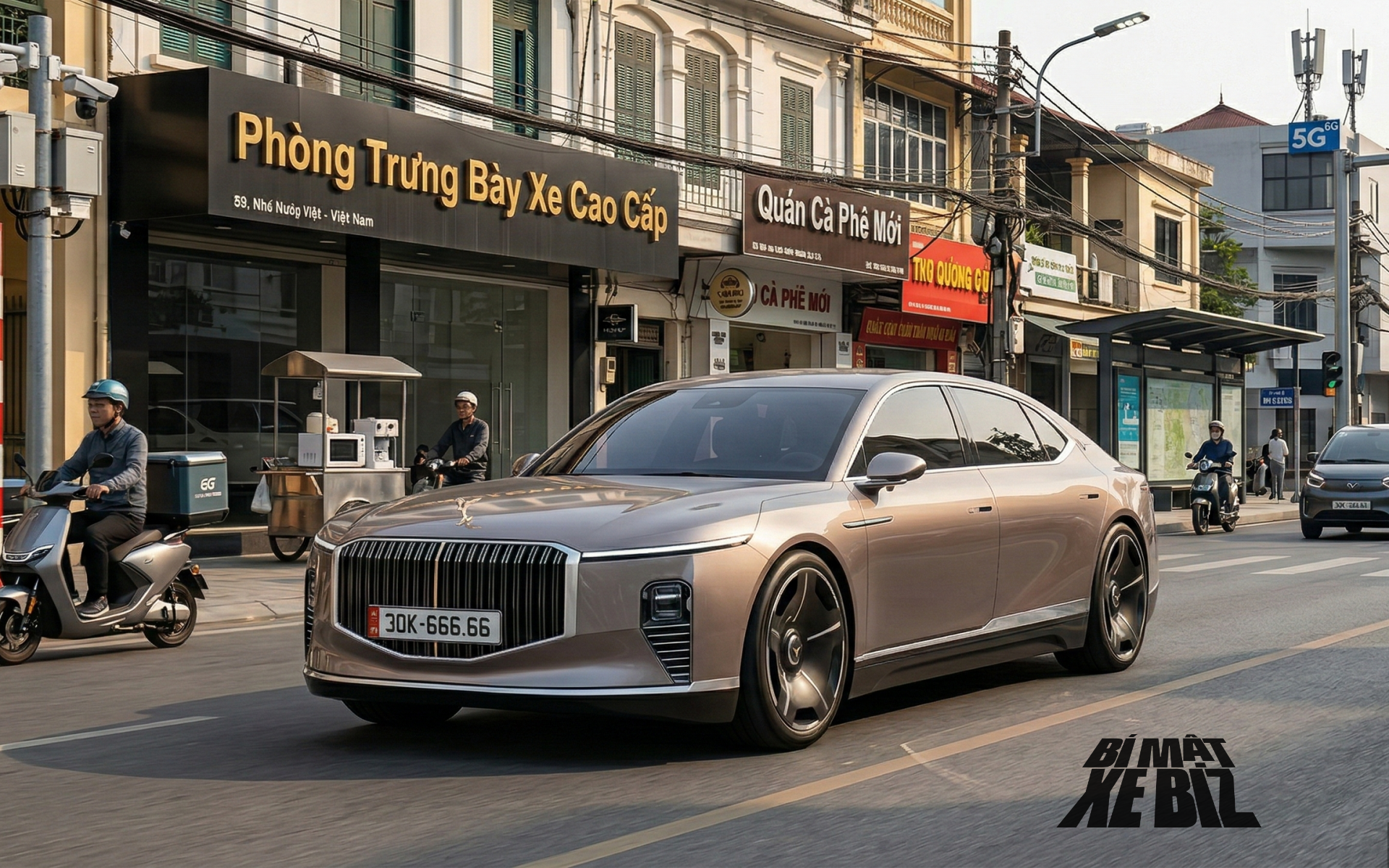 Bộ đ&ocirc;i xe si&ecirc;u sang Lạc Hồng lăn b&aacute;nh tr&ecirc;n phố thế n&agrave;o, đứng cạnh Maybach ra sao - Bộ ảnh v&agrave; clip n&agrave;y sẽ gi&uacute;p bạn trả lời c&acirc;u hỏi đ&oacute;- Ảnh 3.