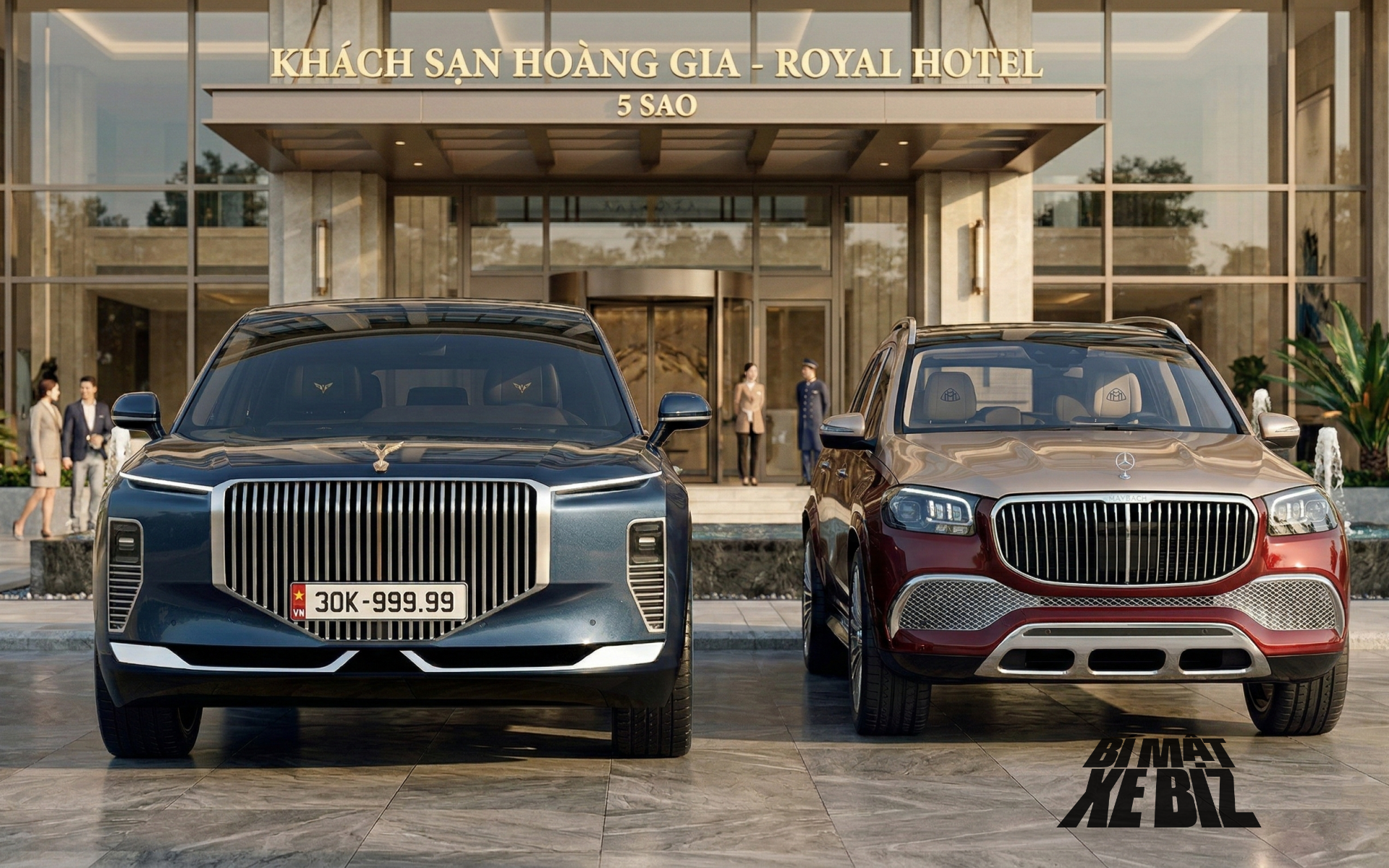 Bộ đ&ocirc;i xe si&ecirc;u sang Lạc Hồng lăn b&aacute;nh tr&ecirc;n phố thế n&agrave;o, đứng cạnh Maybach ra sao - Bộ ảnh v&agrave; clip n&agrave;y sẽ gi&uacute;p bạn trả lời c&acirc;u hỏi đ&oacute;- Ảnh 8.