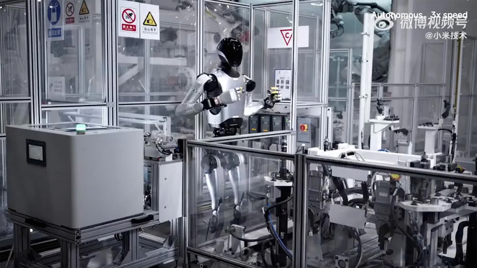 Robot hình người Xiaomi tự lắp ráp ô tô điện với tỷ lệ thành công 90 , 2 % - Ảnh 1. Robot hình người Xiaomi tự lắp ráp ô tô điện với tỷ lệ thành công 90 , 2 % - Ảnh 1.