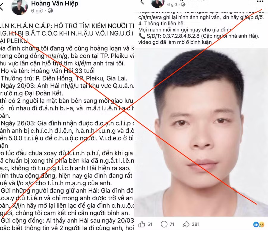 Sự thật ph&iacute;a sau tin &ldquo;bắt c&oacute;c, ch&iacute;ch điện đ&ograve;i 500 triệu&rdquo; g&acirc;y sốc ở Gia Lai - Ảnh 1.