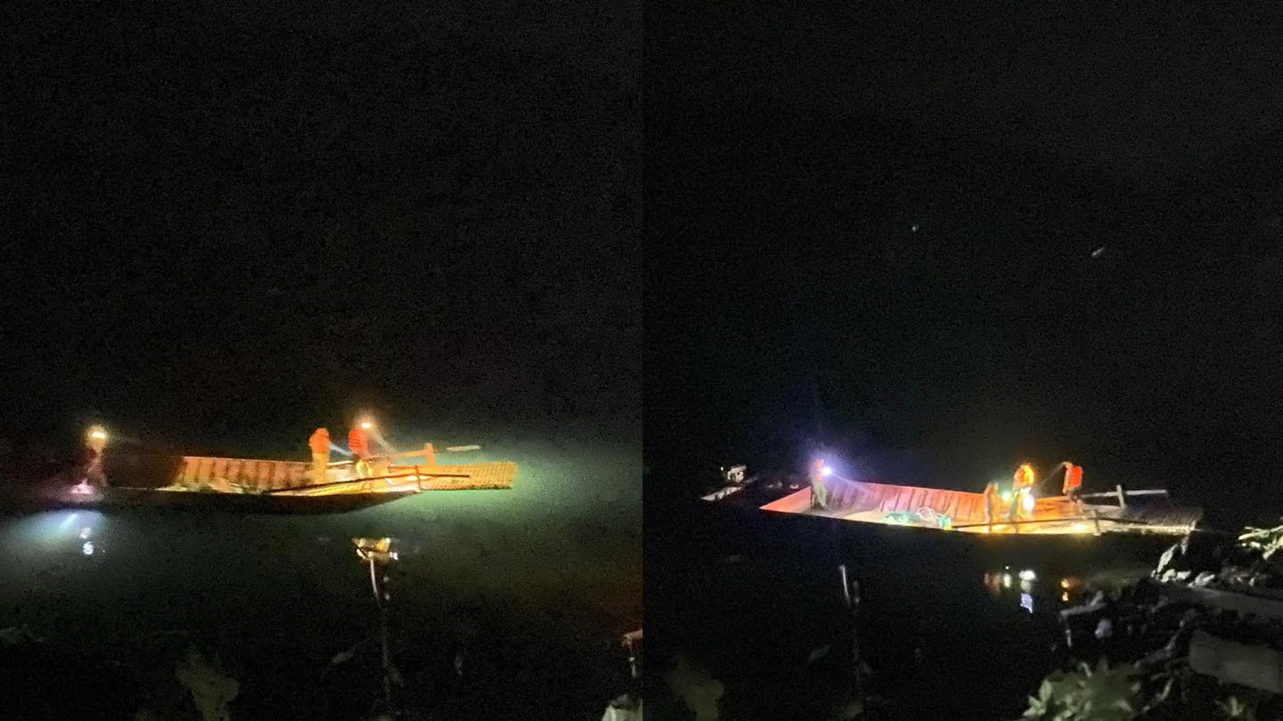 Hiện trường trắng đêm tìm kiếm đôi vợ chồng mất tích giữa lòng hồ thủy điện: Con trai may mắn sống sót - Ảnh 1.