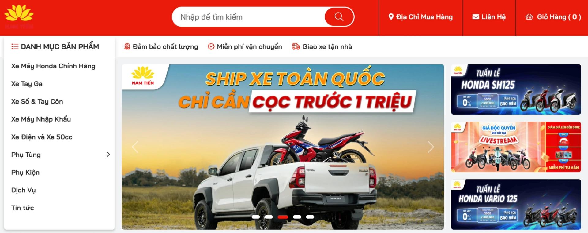 Nam Tiến - Hệ thống phân phối xe máy chất lượng cao & giá tốt - Ảnh 3. Nam Tiến - Hệ thống phân phối xe máy chất lượng cao & giá tốt - Ảnh 3.