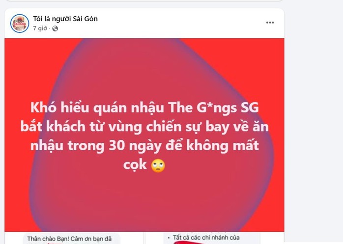 Kh&aacute;ch Dubai hủy cọc qu&aacute;n nhậu TPHCM v&igrave; chiến sự: Phản hồi g&acirc;y tranh c&atilde;i - Ảnh 3.