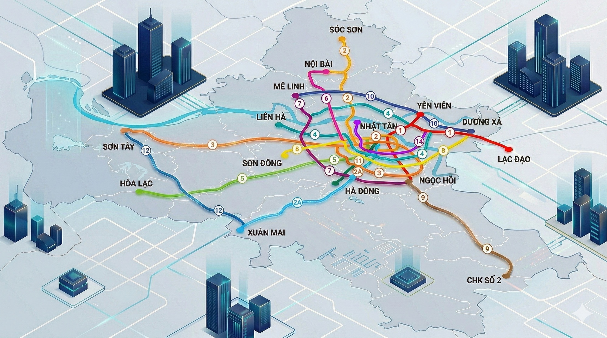 H&agrave; Nội quyết t&acirc;m 10 năm l&agrave;m 1.000 km đường sắt đ&ocirc; thị, c&aacute;c th&agrave;nh phố lớn tr&ecirc;n thế giới l&agrave;m hết bao l&acirc;u? - Ảnh 1.