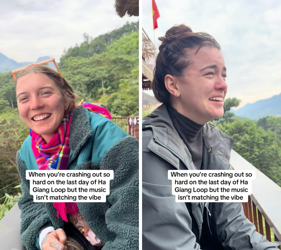 Kh&aacute;ch T&acirc;y kh&oacute;c cạn nước mắt khi rời H&agrave; Giang nhưng vẫn vui vẻ nhảy m&uacute;a - Ảnh 3.