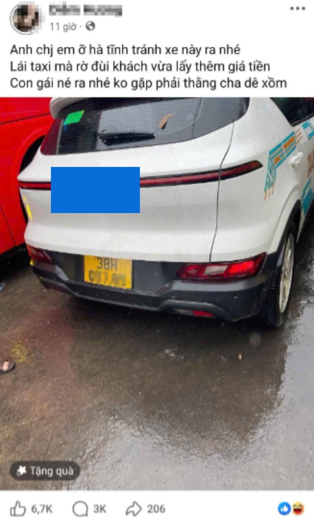 Nữ h&agrave;nh kh&aacute;ch tố t&agrave;i xế taxi s&agrave;m sỡ g&acirc;y x&ocirc;n xao mạng x&atilde; hội H&agrave; Tĩnh - Ảnh 1.