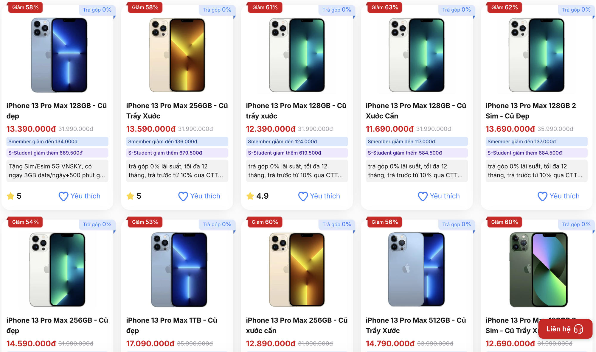 IPhone 13 Pro Max gi&aacute; rẻ chưa từng c&oacute; , cơ hội sở hữu smartphone cao cấp 2026 - Ảnh 2.