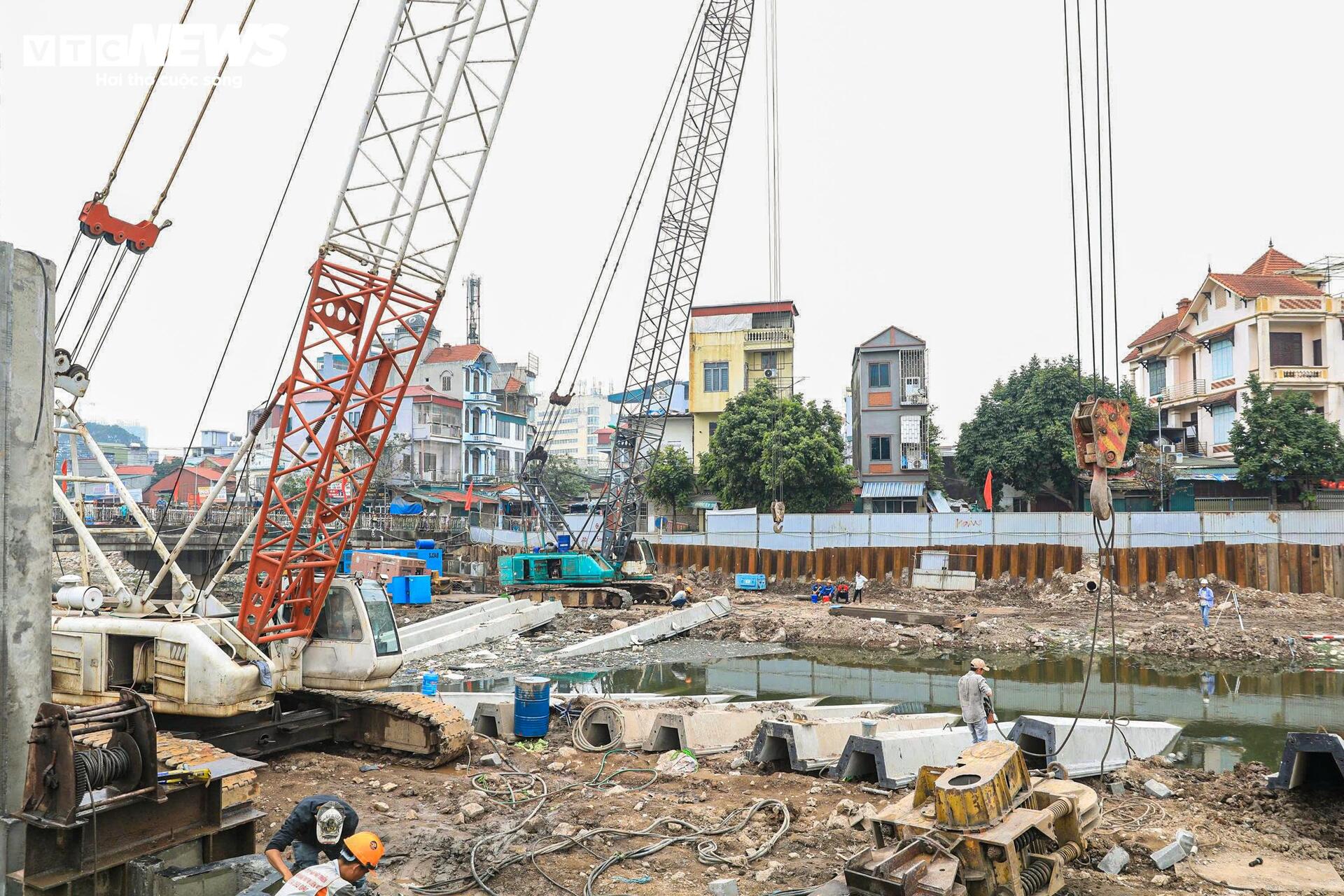 Cải tạo hạ lưu sông Kim Ngưu gần 700 tỷ đồng sắp hoàn thành tại Hà Nội - Ảnh 11.