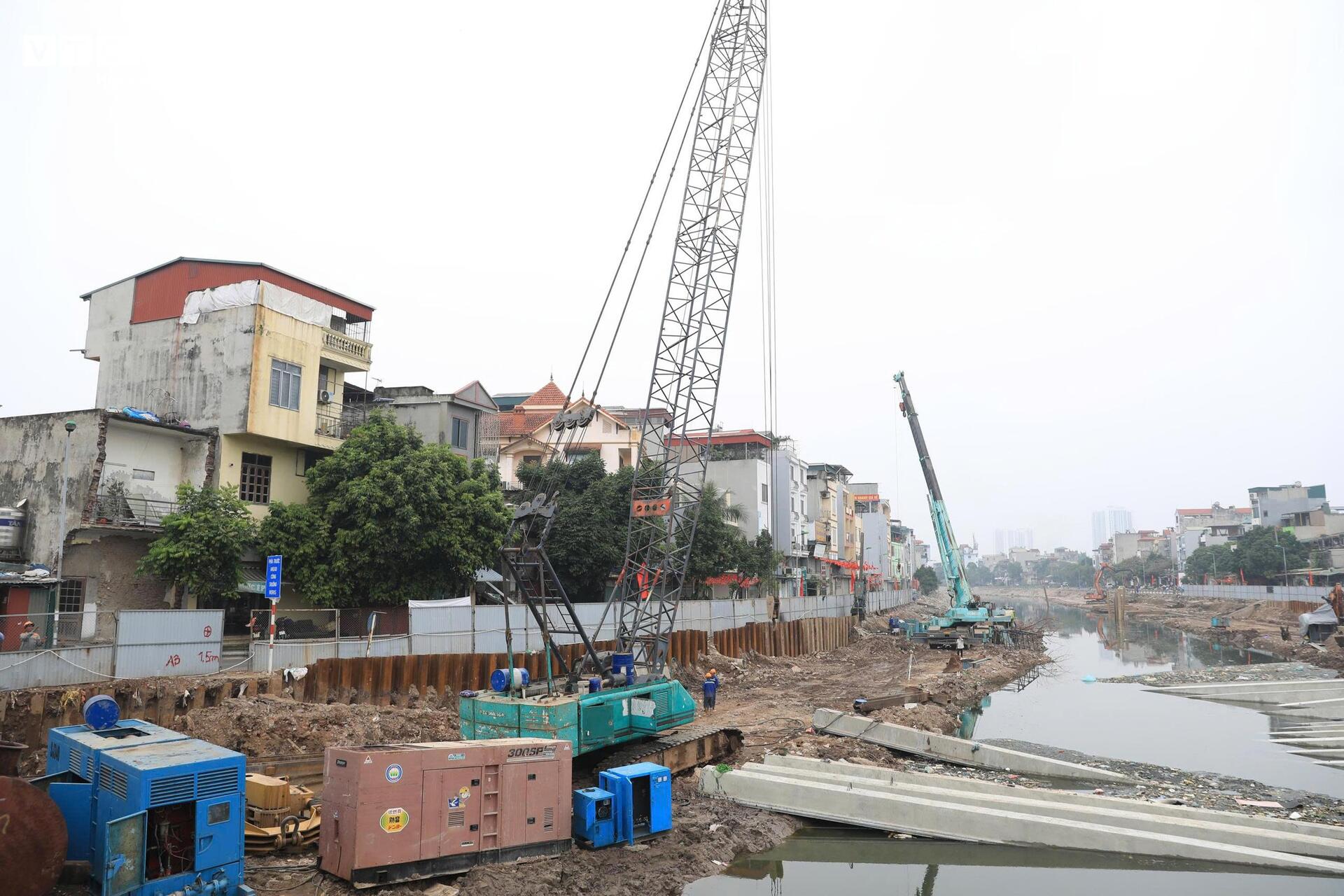 Cải tạo hạ lưu sông Kim Ngưu gần 700 tỷ đồng sắp hoàn thành tại Hà Nội - Ảnh 13.