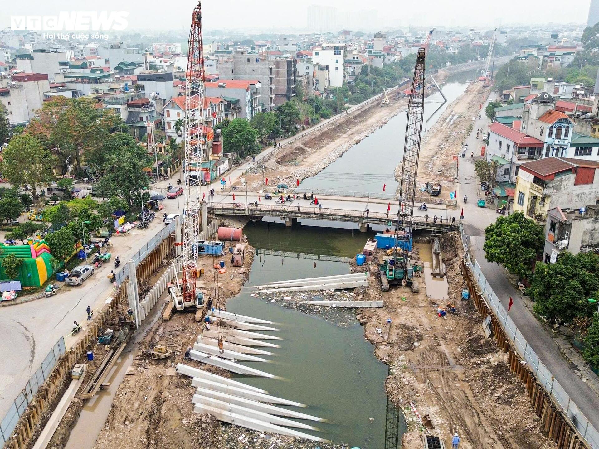 Cải tạo hạ lưu sông Kim Ngưu gần 700 tỷ đồng sắp hoàn thành tại Hà Nội - Ảnh 3.
