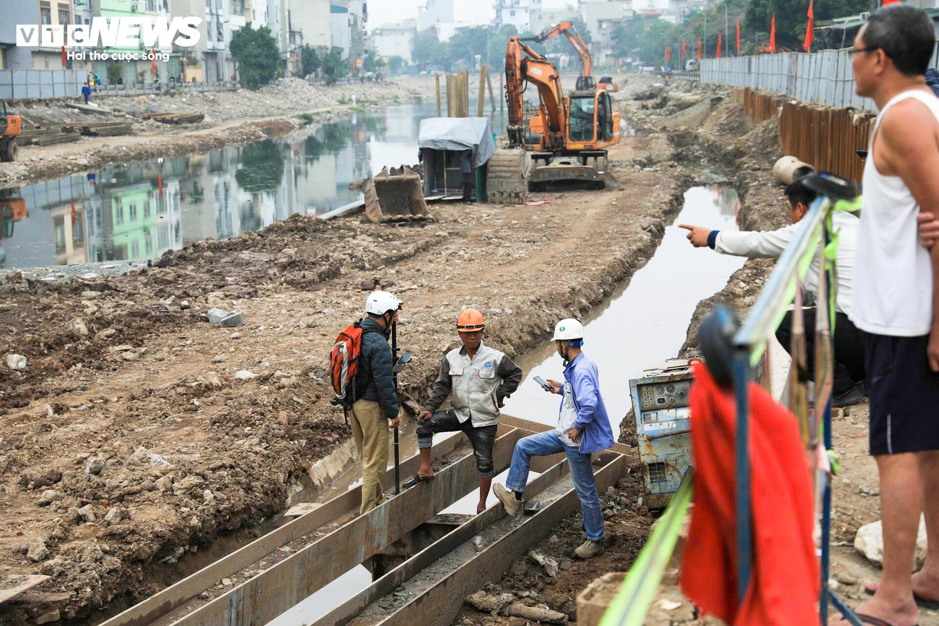 Cải tạo hạ lưu sông Kim Ngưu gần 700 tỷ đồng sắp hoàn thành tại Hà Nội - Ảnh 9.