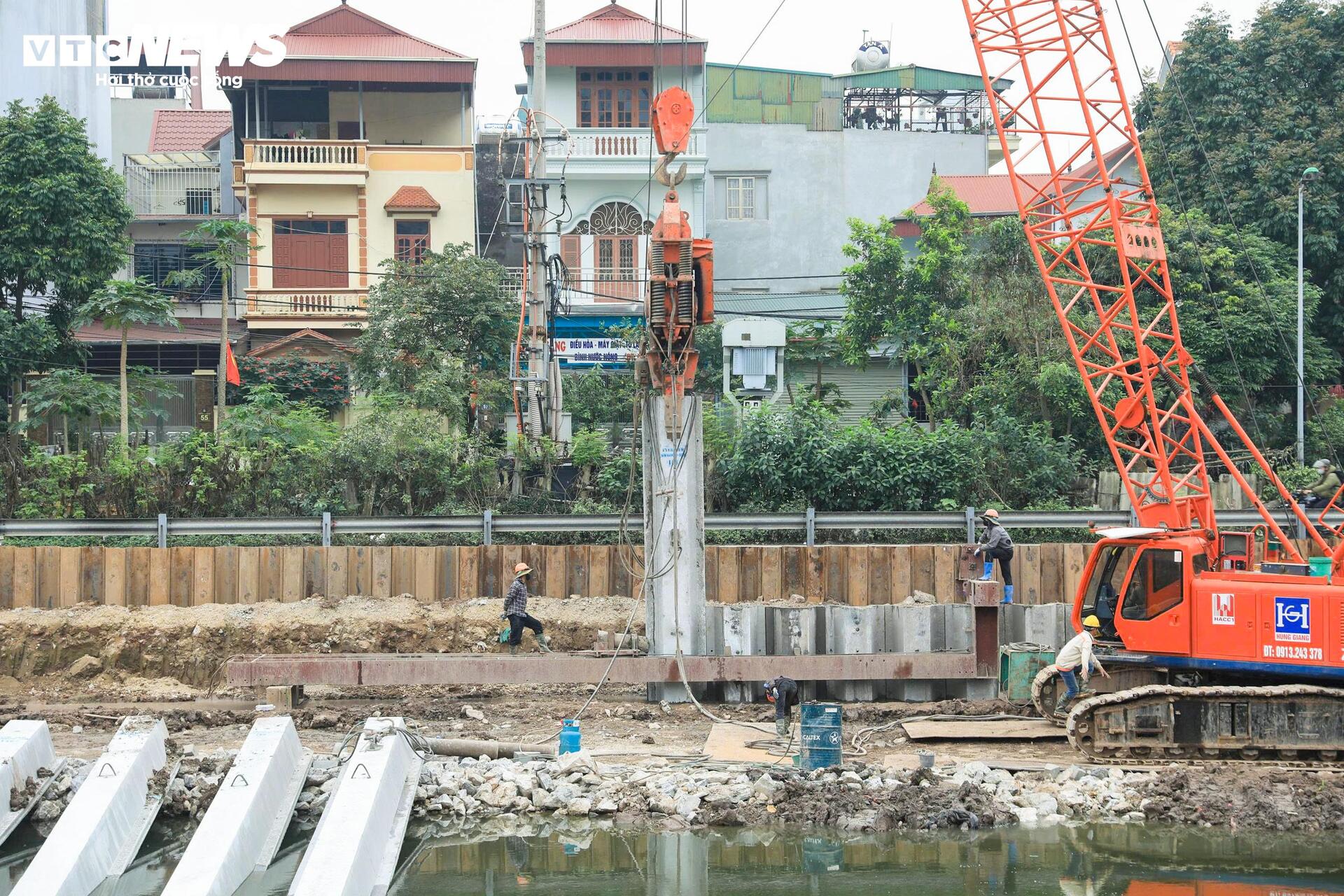 Cải tạo hạ lưu sông Kim Ngưu gần 700 tỷ đồng sắp hoàn thành tại Hà Nội - Ảnh 6.