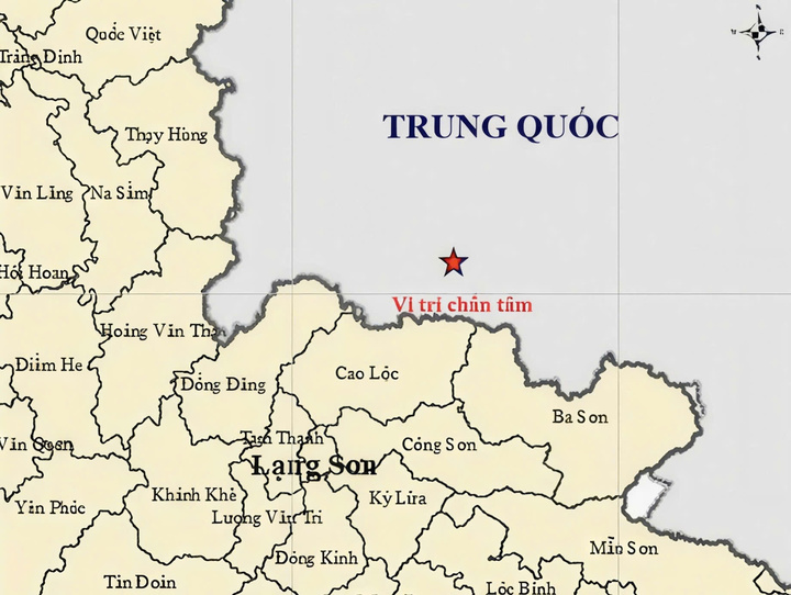 Động đất Việt Trung 3 , 1 độ l&agrave;m rung lắc nhẹ người d&acirc;n Lạng Sơn tối 31 / 3 - Ảnh 1.