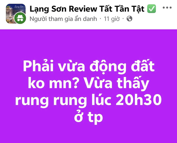 Động đất Việt Trung 3 , 1 độ l&agrave;m rung lắc nhẹ người d&acirc;n Lạng Sơn tối 31 / 3 - Ảnh 2.
