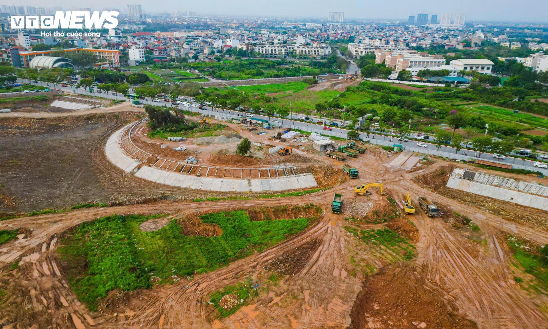 Si&ecirc;u hồ Long Bi&ecirc;n 30ha giảm ngập cho khu vực ph&iacute;a Đ&ocirc;ng H&agrave; Nội v&agrave;o năm 2027 - Ảnh 1.