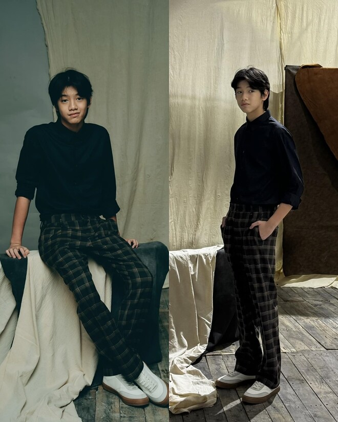 Con trai H&agrave; Hồ: Lịch l&atilde;m, phong th&aacute;i tổng t&agrave;i, đứng với bố như người &ldquo;khổng lồ&rdquo; - Ảnh 3.