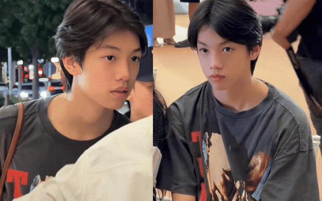 Con trai H&agrave; Hồ: Lịch l&atilde;m, phong th&aacute;i tổng t&agrave;i, đứng với bố như người &ldquo;khổng lồ&rdquo; - Ảnh 4.