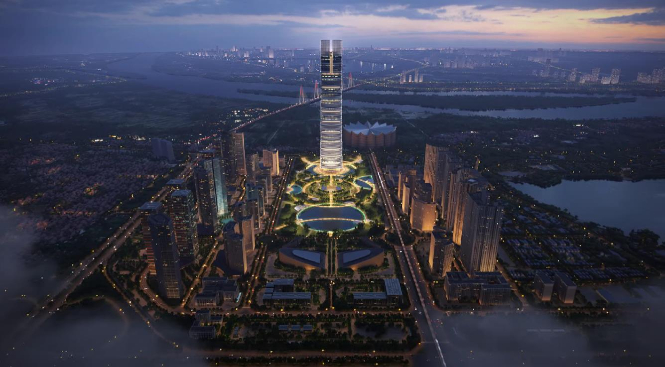 Việt Nam sẽ c&oacute; &ldquo;si&ecirc;u th&agrave;nh phố&rdquo; trung h&ograve;a carbon đầu ti&ecirc;n tr&ecirc;n thế giới, điểm nhấn l&agrave; t&ograve;a th&aacute;p 108 tầng, cao bậc nhất khu vực Đ&ocirc;ng Nam &Aacute; - Ảnh 1.