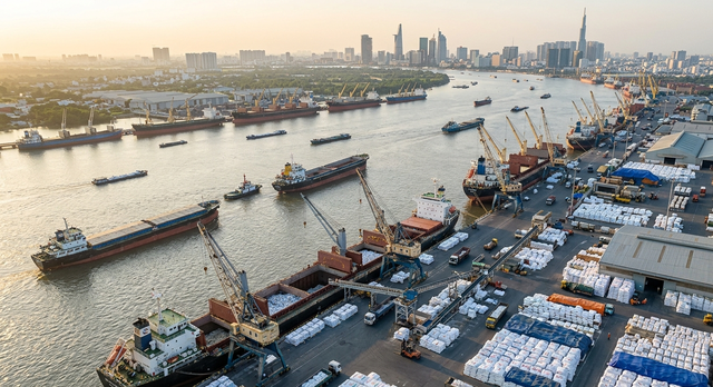 77 t&agrave;u cập cảng mang theo hơn nửa triệu tấn mặt h&agrave;ng xuất khẩu chiến lược: 2 nước l&aacute;ng giềng mang tin vui lớn cho Việt Nam - Ảnh 1.