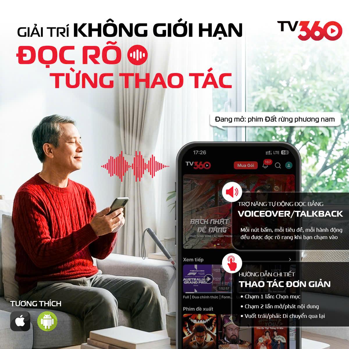 TV360: Xóa bỏ rào cản số, lan tỏa giá trị nhân văn cho người khiếm thị - Ảnh 1. TV360: Xóa bỏ rào cản số, lan tỏa giá trị nhân văn cho người khiếm thị - Ảnh 1.