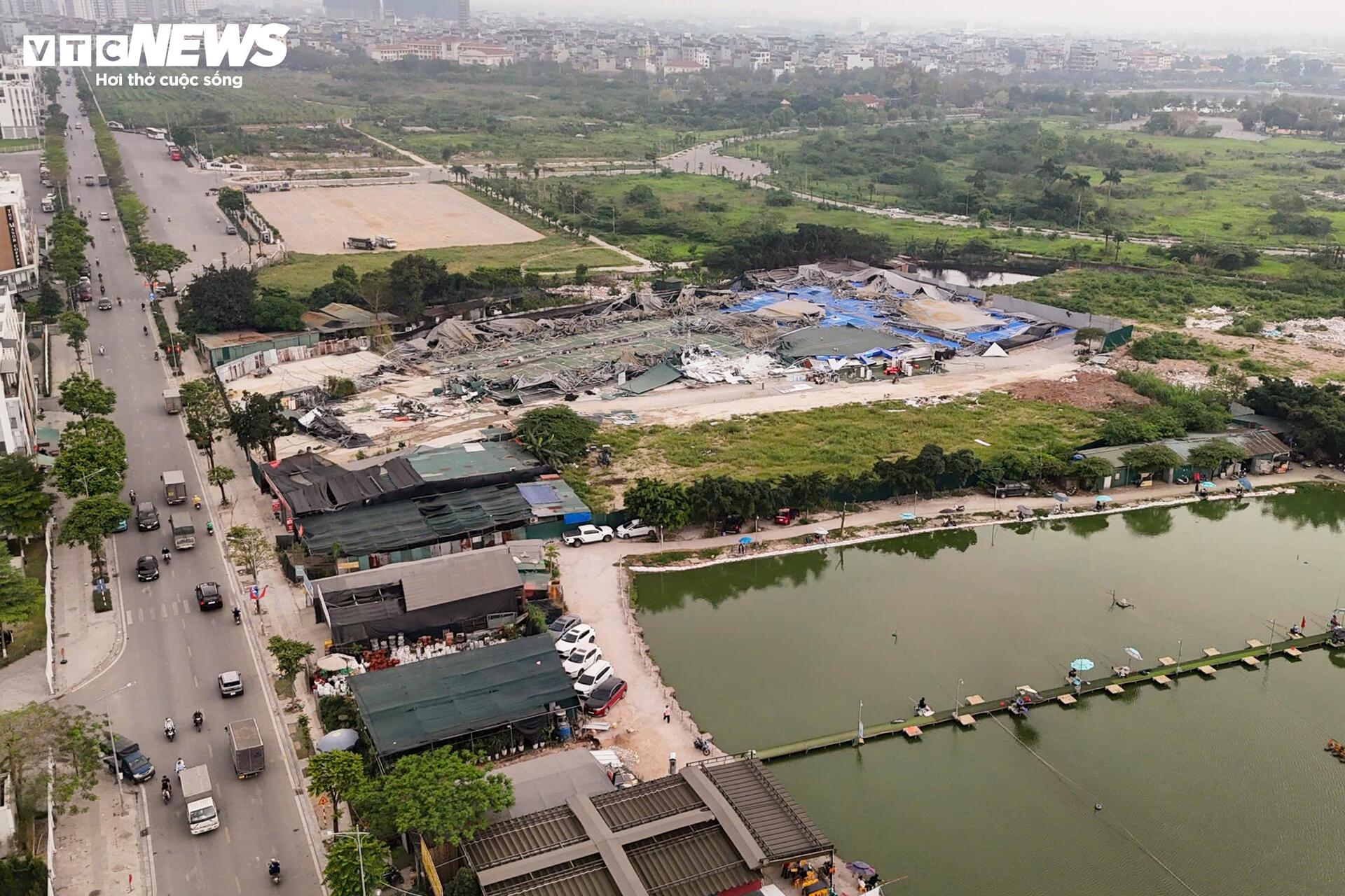 Vì sao tổ hợp sân pickleball 6 . 000 M² ở Hà Nội bị tháo dỡ? - Ảnh 1.