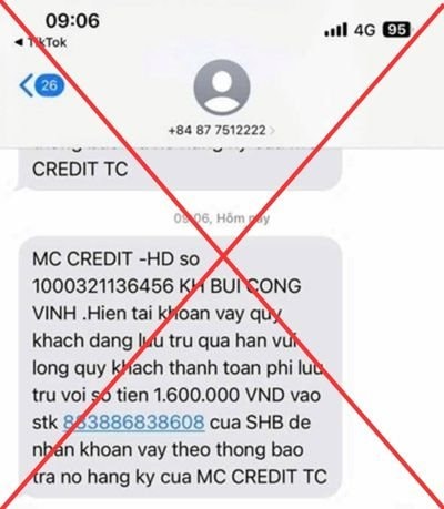 Cảnh gi&aacute;c với lừa đảo vay tiền online qua SMS v&agrave; Zalo người d&acirc;n cần ch&uacute; &yacute; - Ảnh 2.