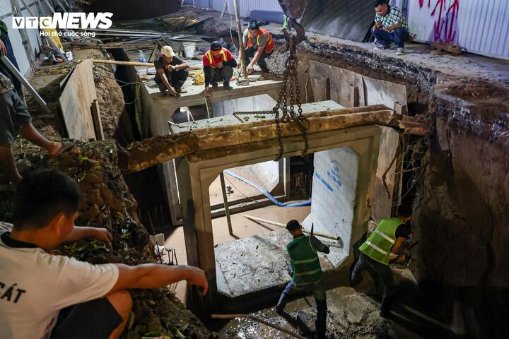 C&ocirc;ng tr&igrave;nh chống ngập H&agrave; Nội khẩn trương thi c&ocirc;ng xuy&ecirc;n đ&ecirc;m trước m&ugrave;a mưa 2026 - Ảnh 14.