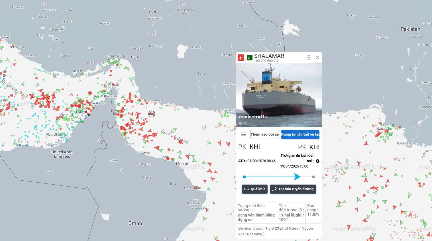 T&agrave;u chở dầu Pakistan hiếm hoi vượt eo biển Hormuz giữa v&ograve;ng phong tỏa của Mỹ - Ảnh 2.