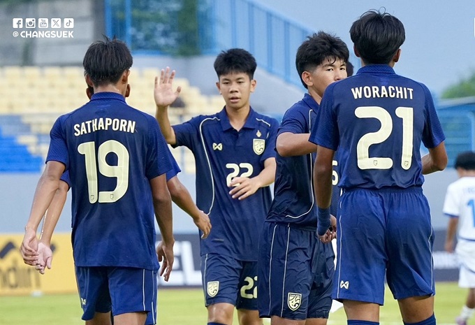 [DIỄN BIẾN] U17 Th&aacute;i Lan 2-3 U17 L&agrave;o: Địa chấn! Th&aacute;i Lan sắp gục ng&atilde; trước L&agrave;o! - Ảnh 7.