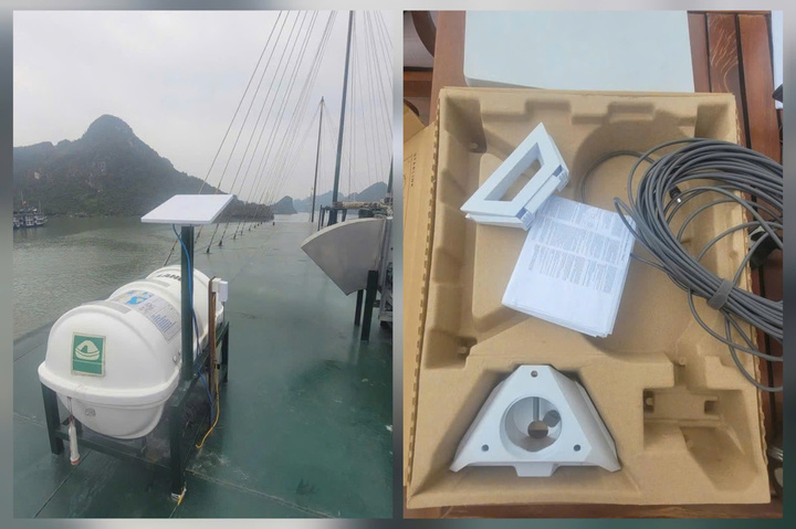 Phạt chủ t&agrave;u du lịch 70 triệu đồng v&igrave; sử dụng Starlink tr&aacute;i ph&eacute;p tại C&aacute;t B&agrave; - Ảnh 2.