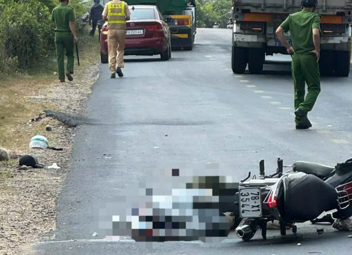 Tai nạn giao thông nghiêm trọng trên QL19C khiến hai chị em tử vong - Ảnh 1.