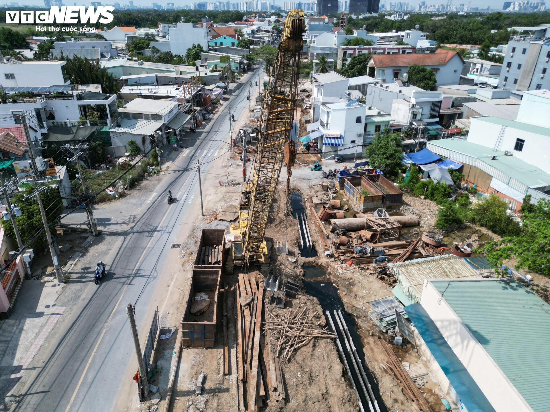 Dự &aacute;n cầu 500 tỷ ở TP . HCM thi c&ocirc;ng cầm chừng gần 1 năm khởi c&ocirc;ng - Ảnh 3.