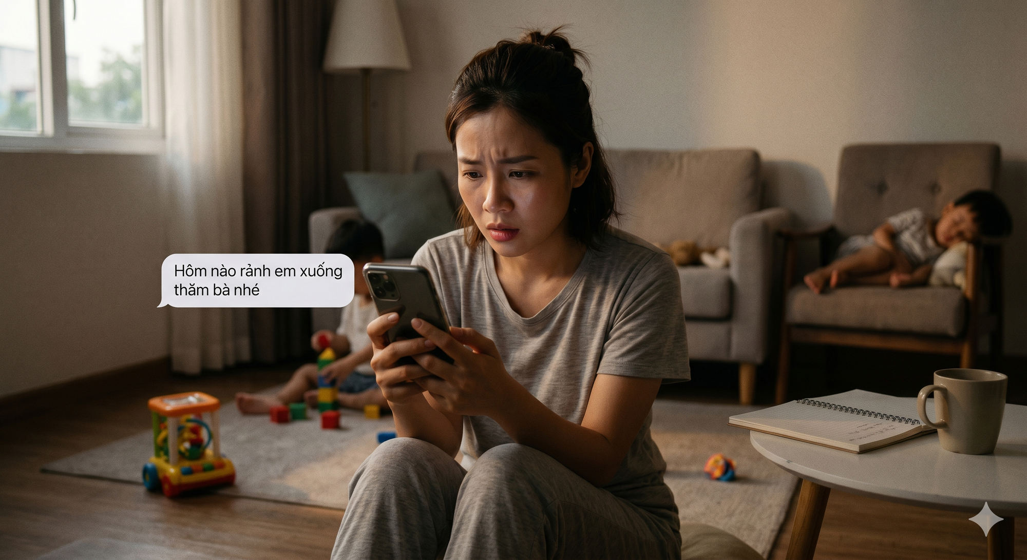 Chồng đi chăm mẹ ốm, vợ chết lặng khi thấy tin nhắn 7 chữ của người phụ nữ lạ trong m&aacute;y anh- Ảnh 1.