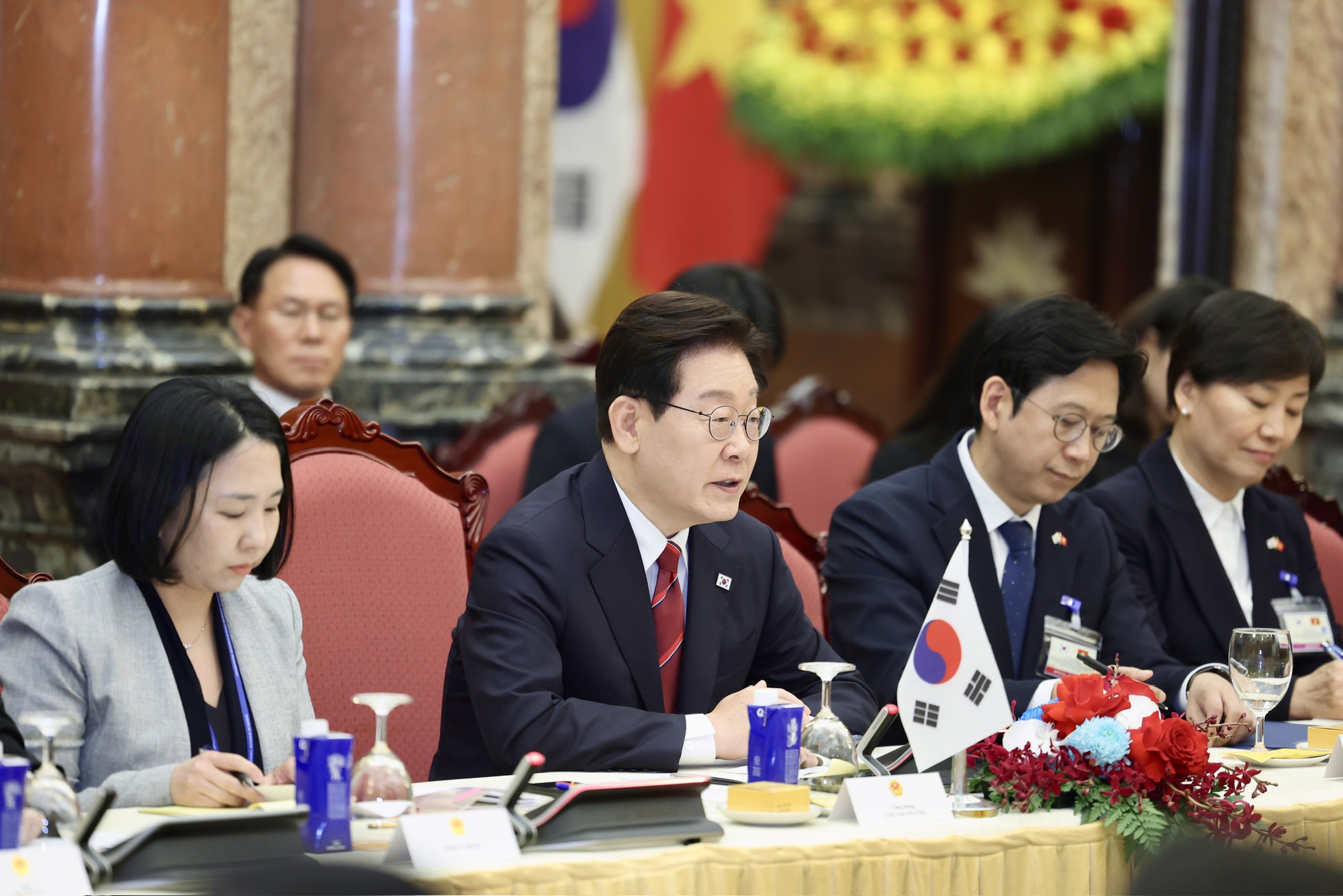 Tổng Bí thư, Chủ tịch nước Tô Lâm hội đàm với Tổng thống Hàn Quốc - Ảnh 5.