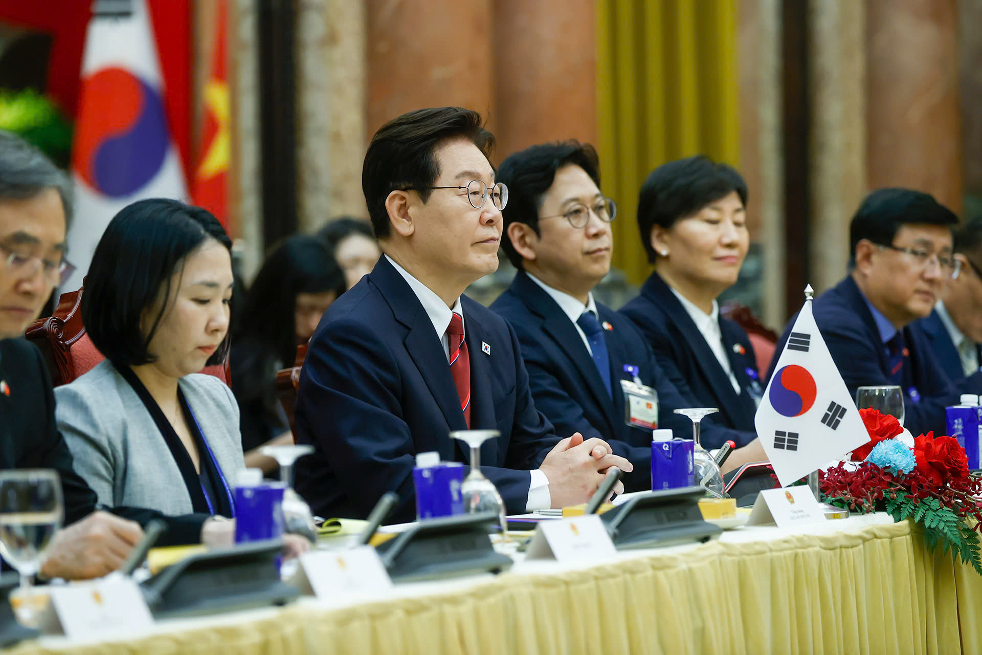 Tổng Bí thư, Chủ tịch nước Tô Lâm hội đàm với Tổng thống Hàn Quốc - Ảnh 7.