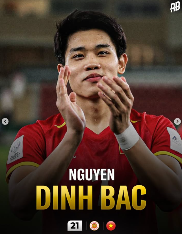 Trang web quốc tế đưa Đ&igrave;nh Bắc v&agrave;o danh s&aacute;ch đặc biệt, s&aacute;nh vai c&ugrave;ng ng&ocirc;i sao Man City - Ảnh 1.