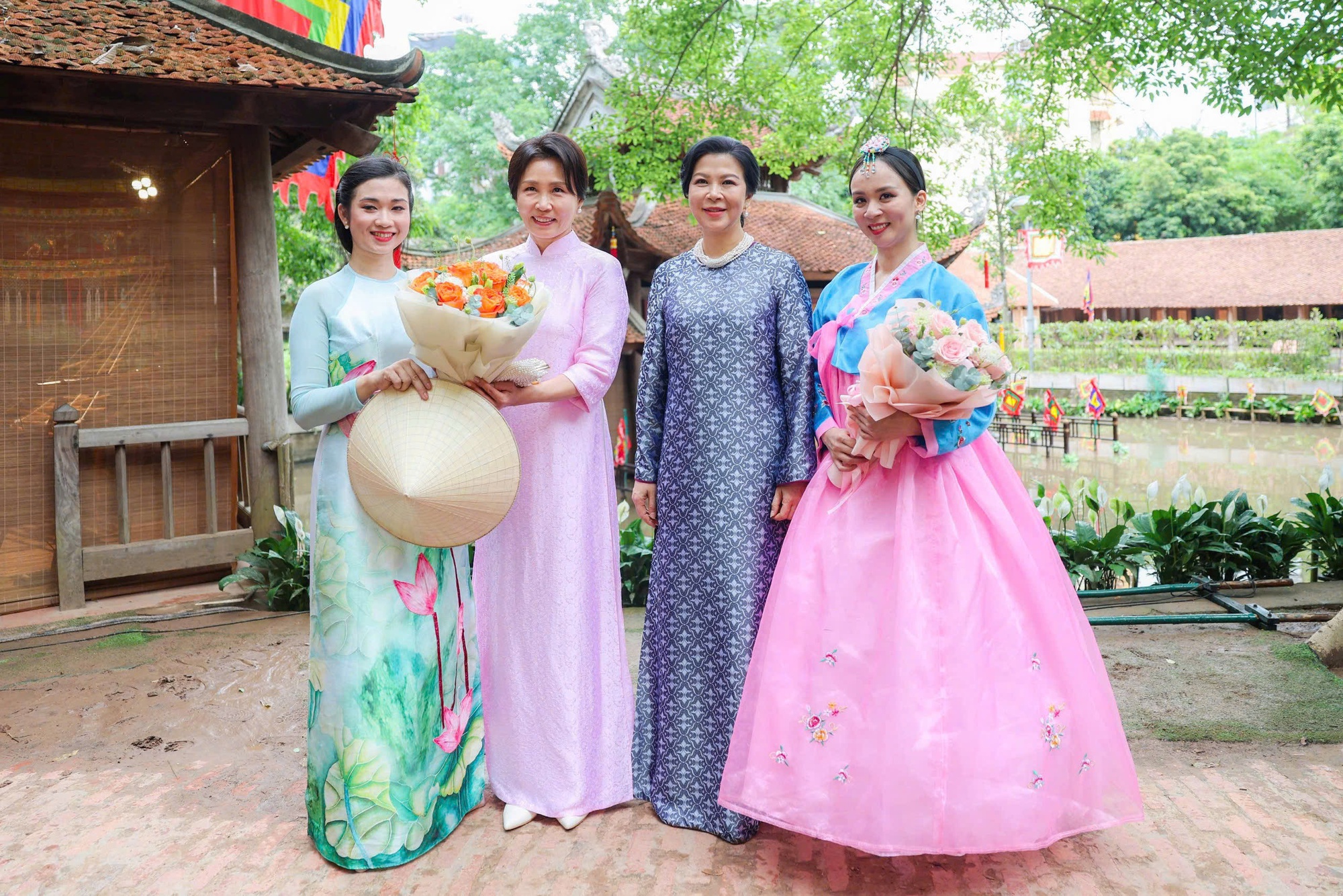 Hai Đệ nhất Phu nhân Việt Nam - Hàn Quốc thăm Bảo tàng Dân tộc học Việt Nam - Ảnh 14.