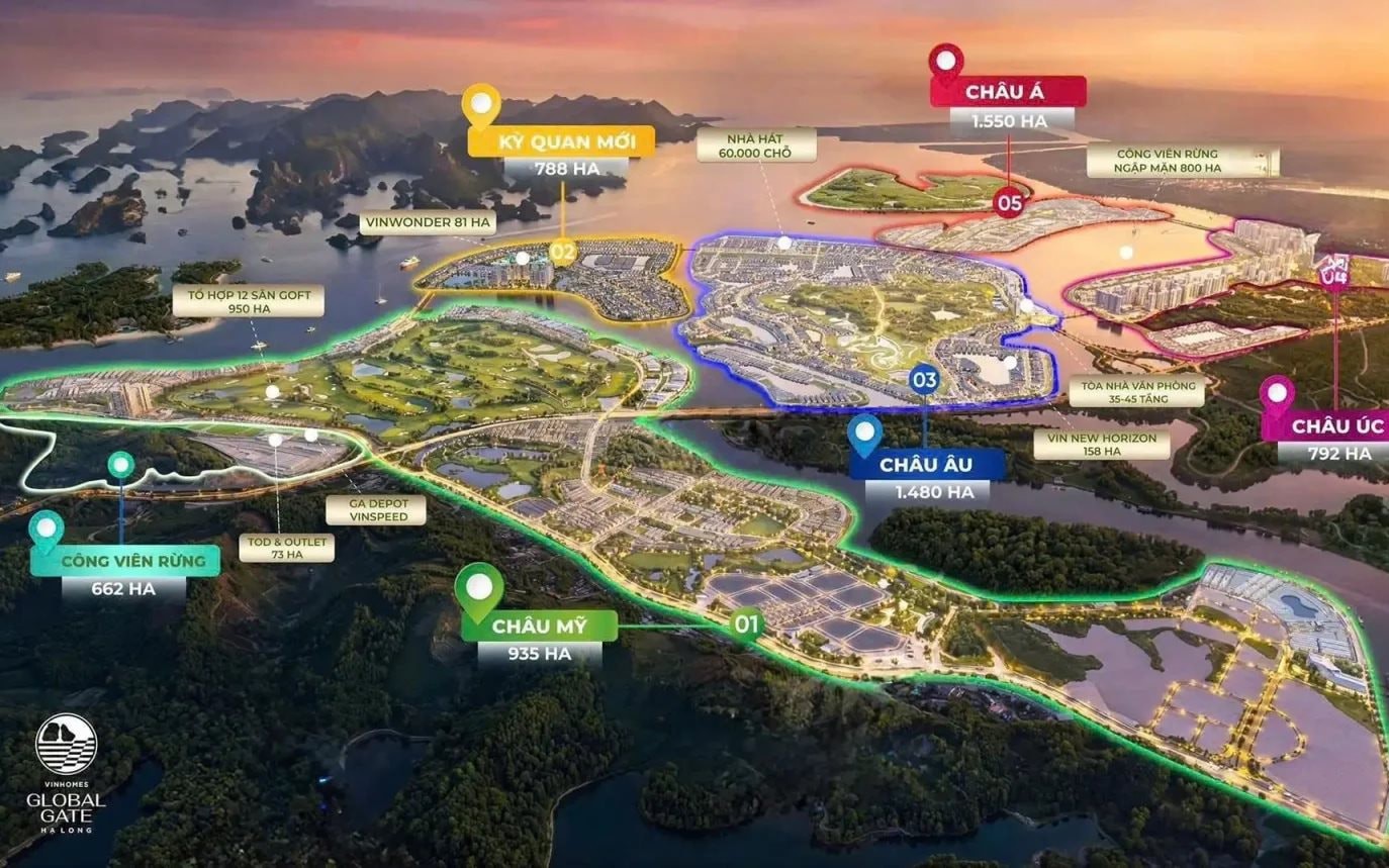 Việt Nam c&oacute; si&ecirc;u đ&ocirc; thị gần 18 tỷ USD, rộng 6.200 ha, nằm cạnh ga đường sắt cao tốc đầu ti&ecirc;n của nước ta