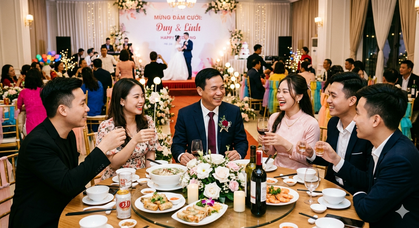 Đưa chồng c&ugrave;ng đi dự tiệc cưới, t&ocirc;i kh&ocirc;ng ngờ lại gặp phải t&igrave;nh cảnh trớ tr&ecirc;u, xấu hổ v&igrave; những người t&ocirc;i từng gọi l&agrave; bạn- Ảnh 1.