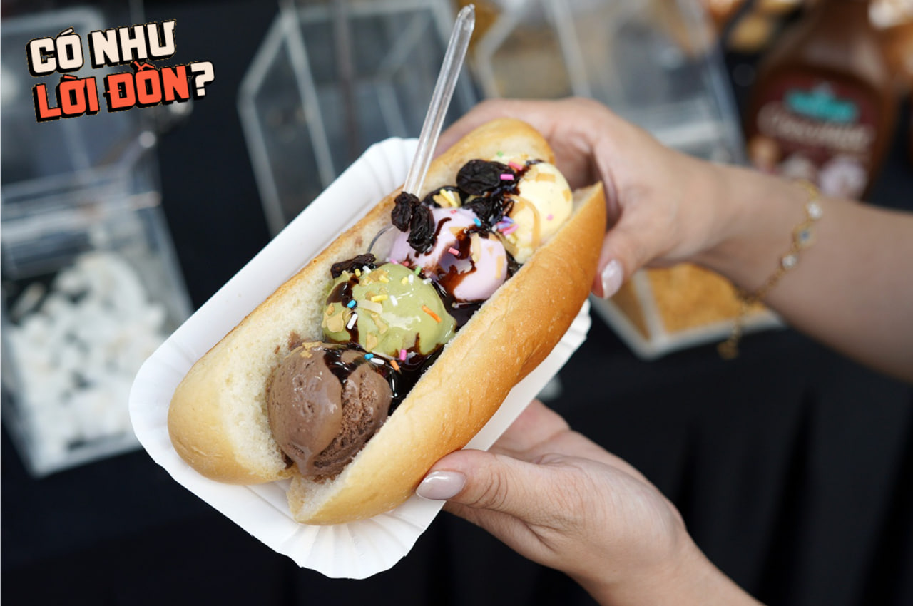 C&agrave;n qu&eacute;t lễ hội b&aacute;nh m&igrave; 2026: Thử m&oacute;n kẹp kem khiến kh&aacute;ch T&acirc;y nghiện nặng - Ảnh 8.