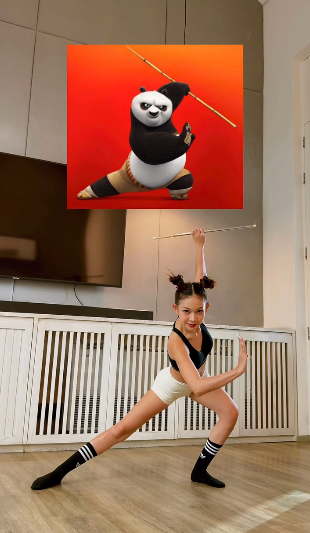Gấu Po trong Kung Fu Panda cũng phải "b&aacute;i phục" c&ocirc; n&agrave;ng hot girl n&agrave;y - Ảnh 3.