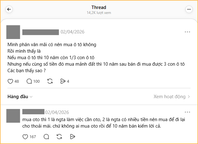 &ldquo;Chẳng ai mua &ocirc; t&ocirc; để 10 năm sau b&aacute;n đi kiếm lời&rdquo;: C&ograve;n so s&aacute;nh &ocirc; t&ocirc; với nh&agrave; cửa, đất đai th&igrave; cứ xe m&aacute;y m&agrave; đi?- Ảnh 1.