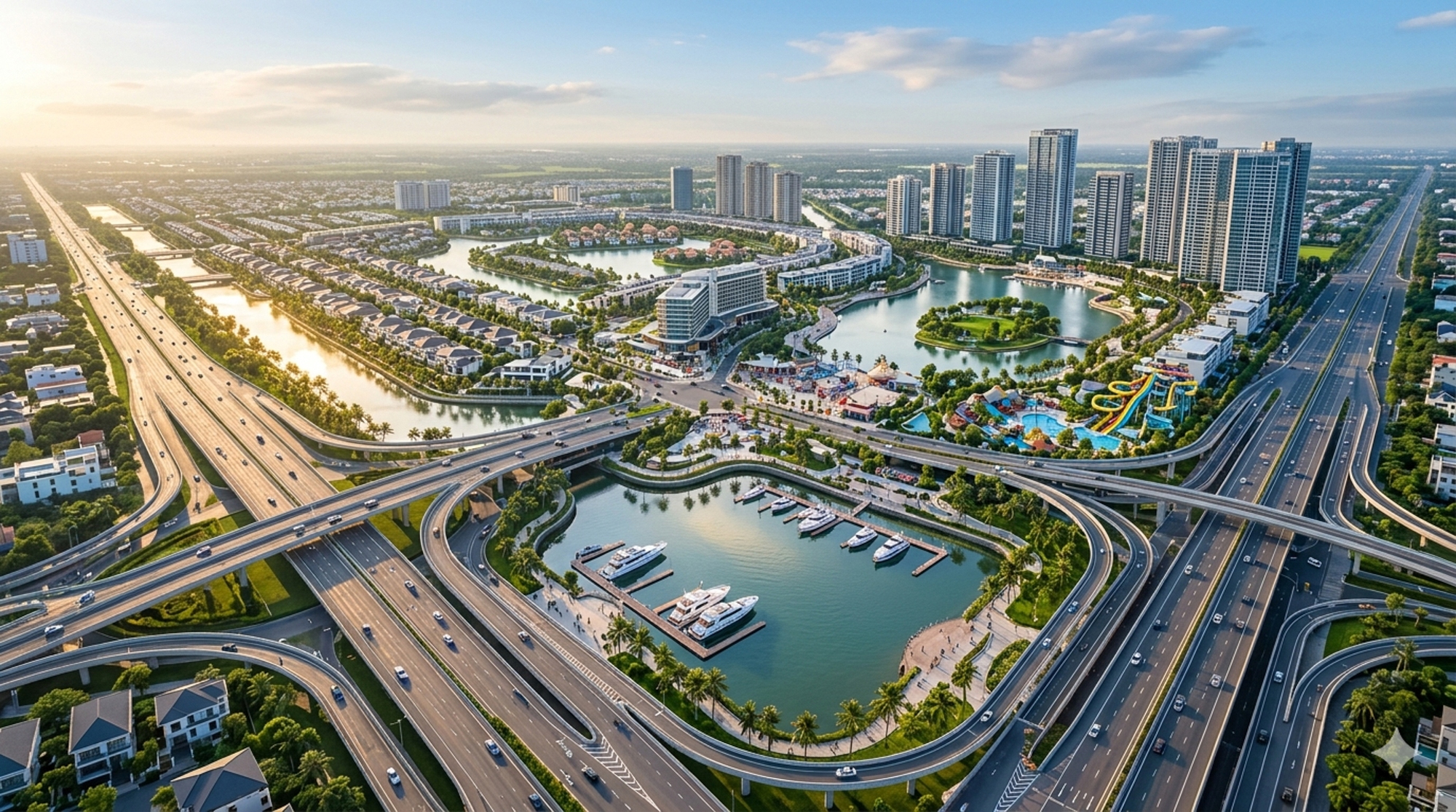 Dự &aacute;n lớn nhất lịch sử miền T&acirc;y do Vingroup đề xuất : Rộng gấp đ&ocirc;i s&acirc;n bay T&acirc;n Sơn Nhất, d&acirc;n số dự kiến 300.000 người - Ảnh 1.